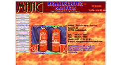 Desktop Screenshot of mang-brandschutz.de